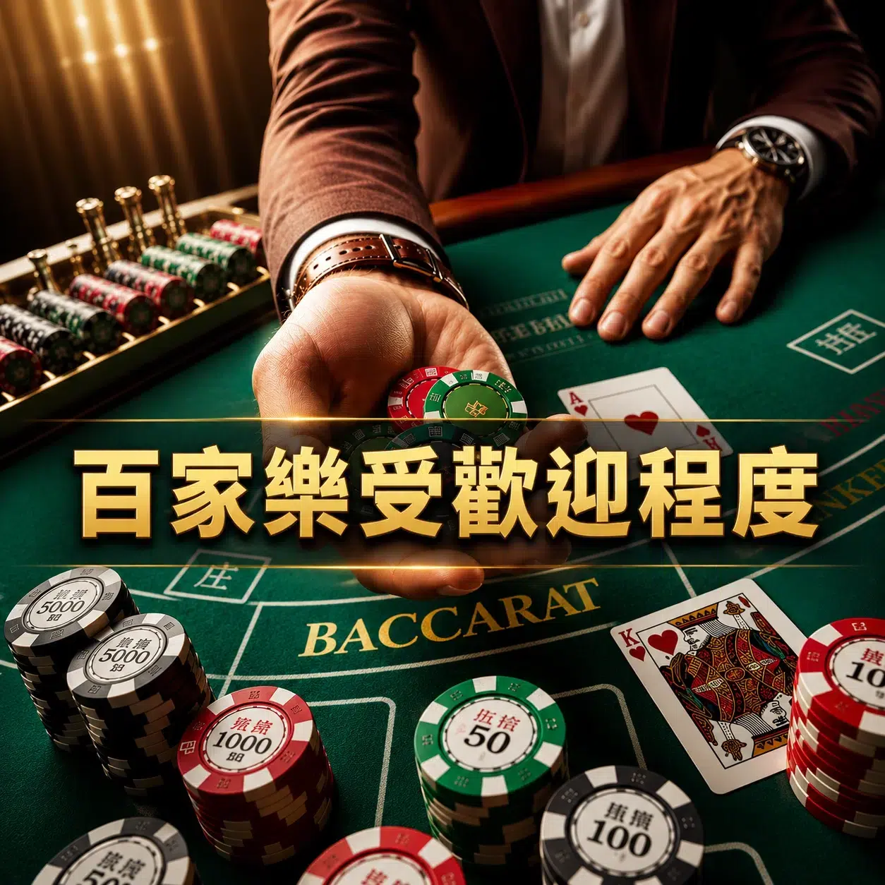 百家樂的受歡迎程度