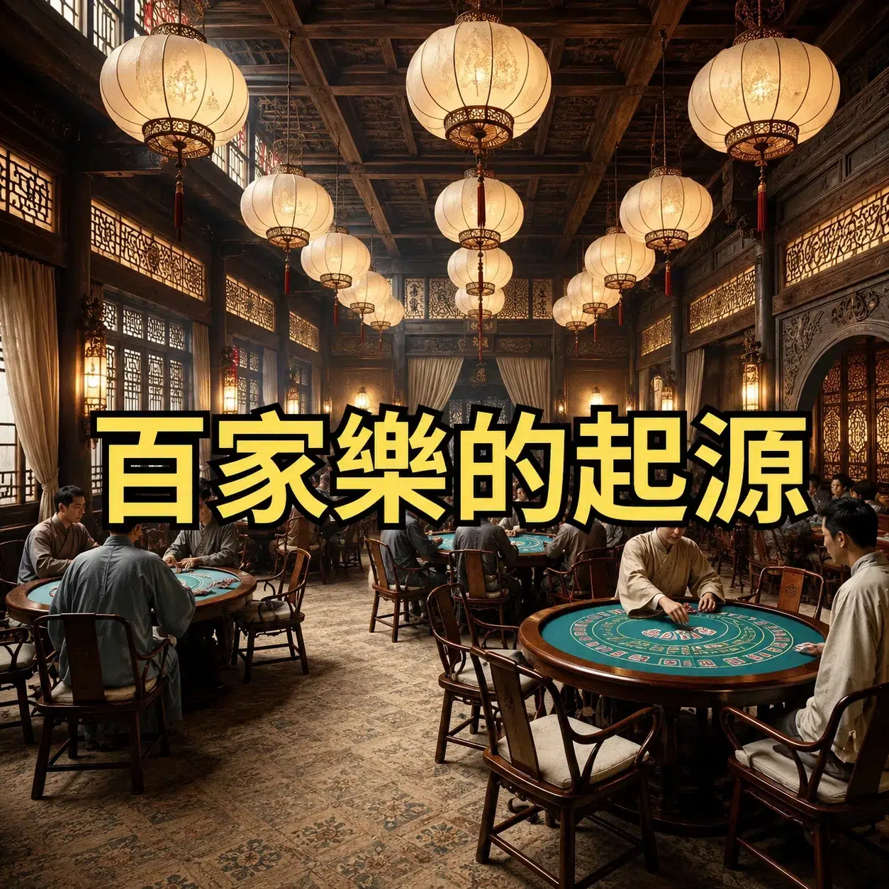百家樂的起源